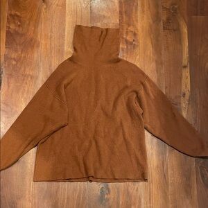 Free People Brown Turtle Neck Sweater